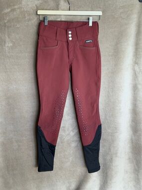 Kerrits high rise Breeches XS brick color